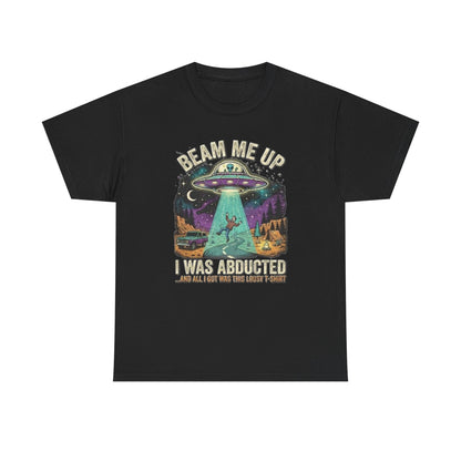 Beam Me Up Alien Abduction Tee | Retro UFO, Space Humor