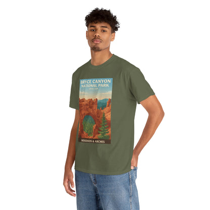 Bryce Canyon National Park Poster Tee | Hoodoos & Arches T-Shirt