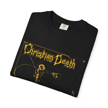 Camiseta con el logo de la banda Christian Death | Ilustración de Only Theatre of Pain