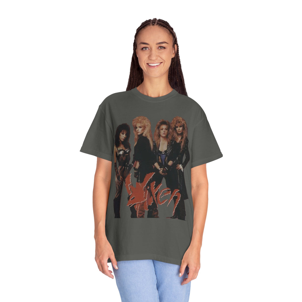 Camiseta con foto de la banda Vixen | Camiseta vintage de banda de rock femenina