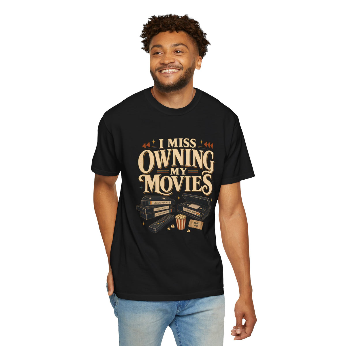 I Miss Owning My Movies Shirt, Vintage Movie Night T-Shirt, Retro VHS Tee, Physical Media Shirt, Film Lover Gift