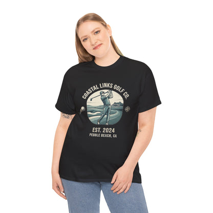 Coastal Links Golf Co logo T-Shirt | Pebble Beach est. 2024