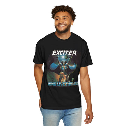 Exciter Metal band art T-shirt | Long Live the Loud graphic tee