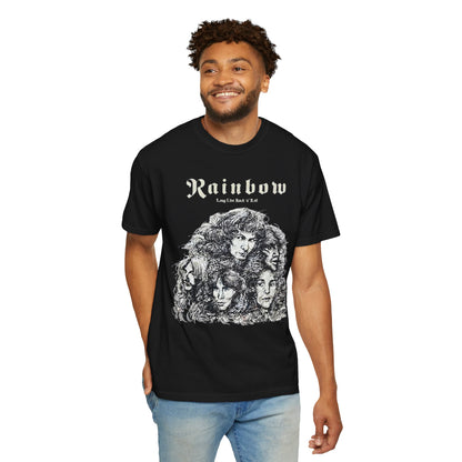 Rainbow Long Live Rock n Roll band portrait T-Shirt | classic rock tee, vintage style