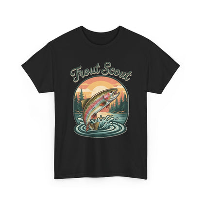 Trout Scout Fishing Graphic T-Shirt