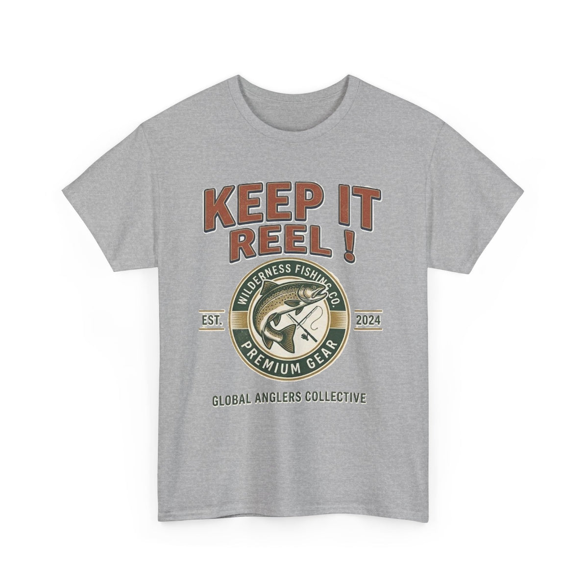 Keep It Reel Fishing Bass Graphic T-Shirt