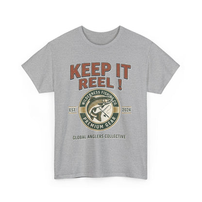 Keep It Reel Fishing Bass Graphic T-Shirt
