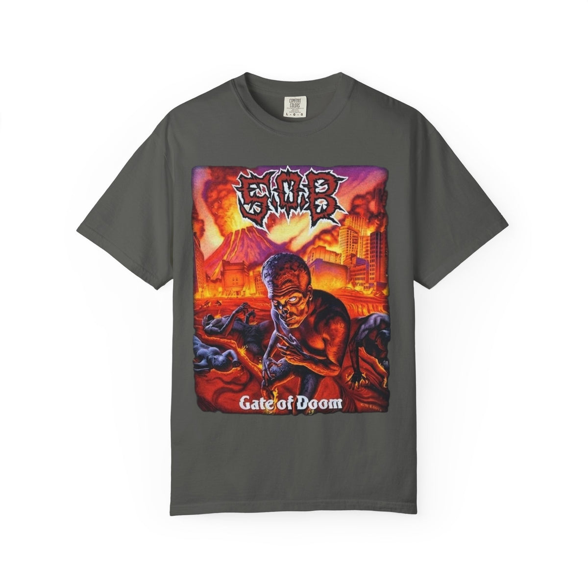 S.O.B Gate of Doom Album Artwork T-Shirt / Thrashcore Punk Band Tee