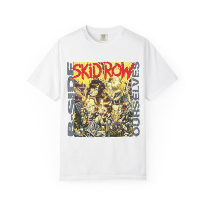 Skid Row B-side Ourselves Graphic T-shirt | Hard Rock Heavy Metal Band Album Artwork Tee