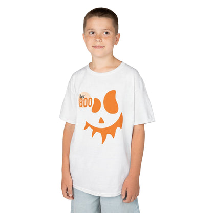 Jack O'Lantern Face Kids Tee | Halloween Boo Pumpkin Shirt