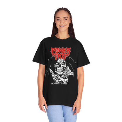 Power Trip Skull Hornets Nest T-Shirt / Thrash Metal Band Tee