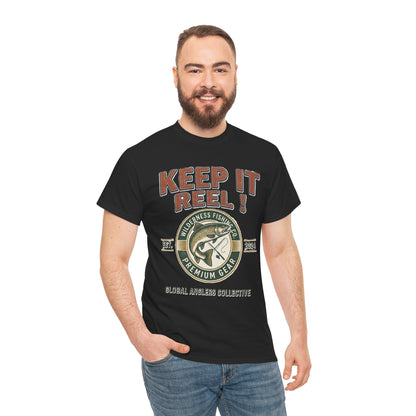 Keep It Reel Fishing Bass Graphic T-Shirt