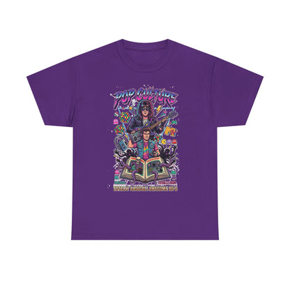 Camiseta con ilustración de banda de rock retro de los 80 | Gráfico de fantasía con guitarra vintage