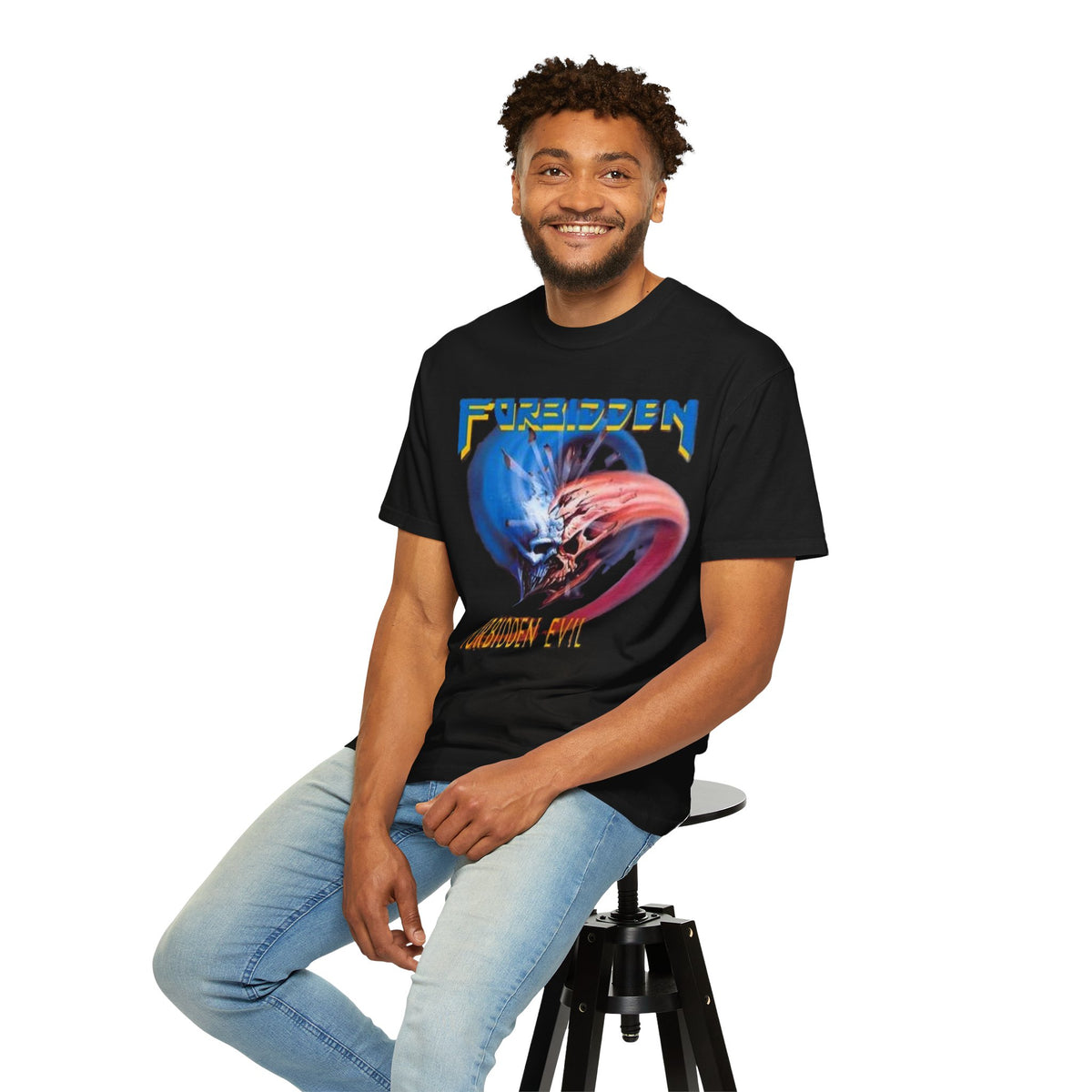 Forbidden Evil Album Artwork  T-shirt | Retro Thrash Metal Band Graphic Tee