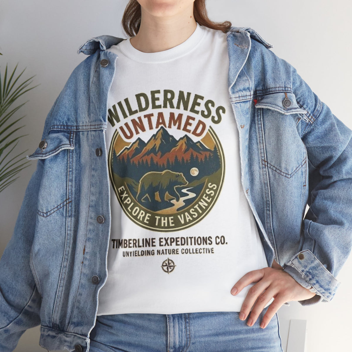 Wilderness Untamed Mountain Bear Graphic T-Shirt