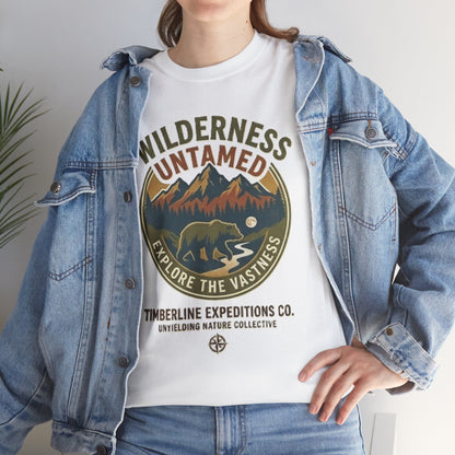 Wilderness Untamed Mountain Bear Graphic T-Shirt