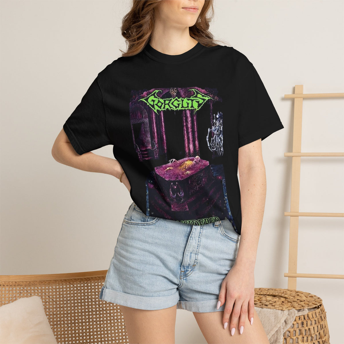 Gorguts Coffin Scene T-Shirt | Metal Band Album Art Tee