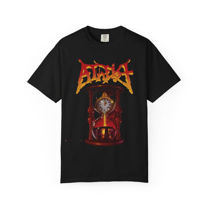 Camiseta con el arte del álbum Piece of Time de Atheist | Camiseta gráfica de death metal de Florida con motivo de reloj