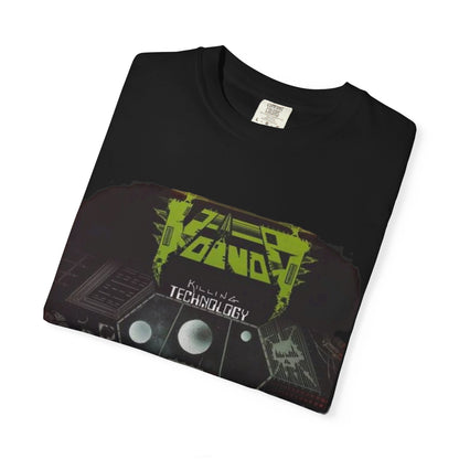 T-shirt pochette d'album Killing Technology de Voivod | Tee-shirt graphique rétro tech du groupe de thrash metal canadien