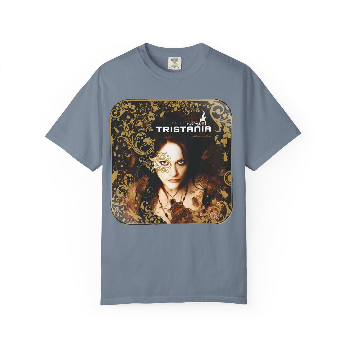 Camiseta con el arte del álbum Illumination de Tristania | Camiseta de la banda noruega de metal gótico
