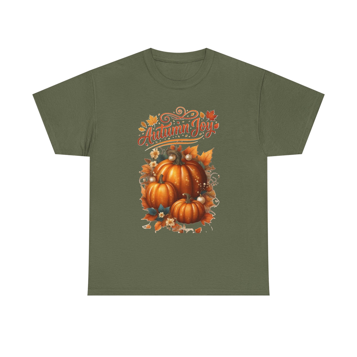 Autumn Joy Pumpkins T-Shirt | Fall Pumpkin Illustration