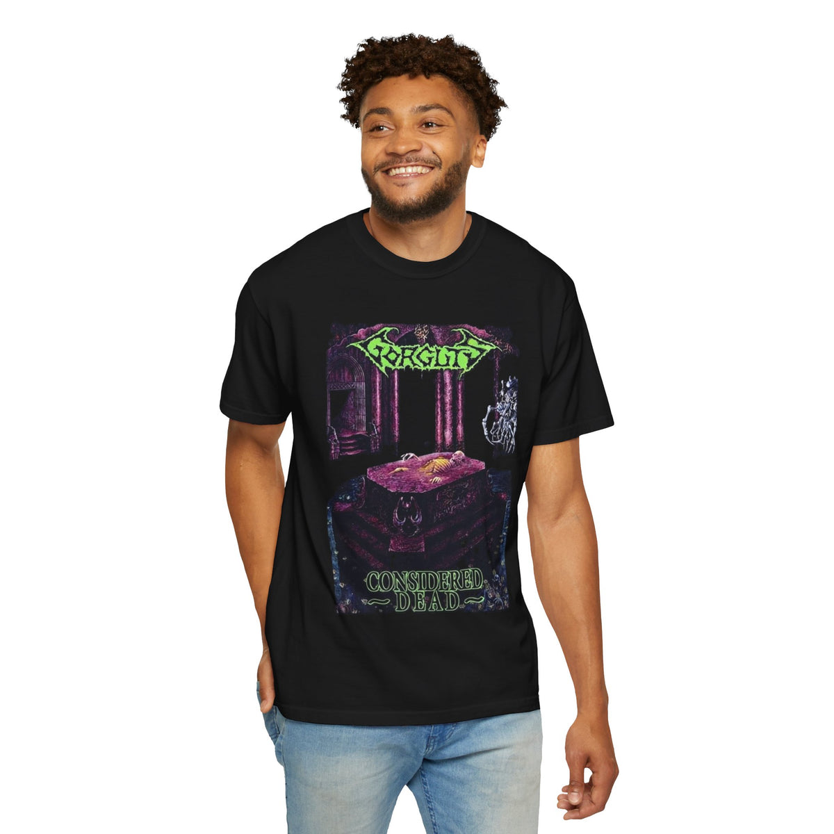 Gorguts Coffin Scene T-Shirt | Metal Band Album Art Tee