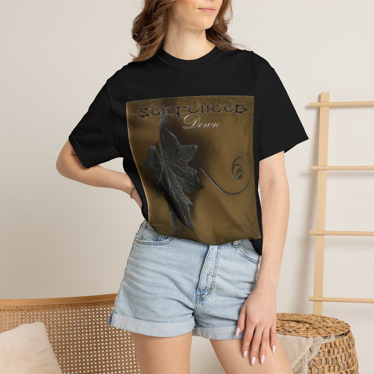 Camiseta con la portada del álbum Sentenced Down | Camiseta de banda de gothic metal finlandés