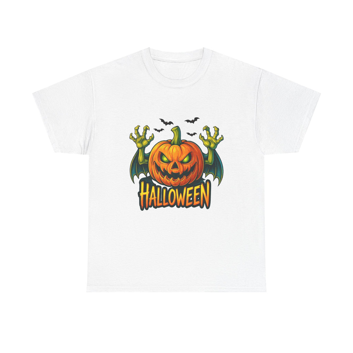 Jack-o'-Lantern Monster Pumpkin T-Shirt | Halloween Pumpkin Graphic Tee