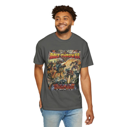 Camiseta con el arte del álbum Realm of Chaos de Bolt Thrower | Camiseta de banda británica de death metal