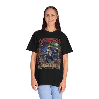 T-shirt avec pochette de l'album The Prisoner de Heathen | T-shirt graphique de groupe de Heavy Metal