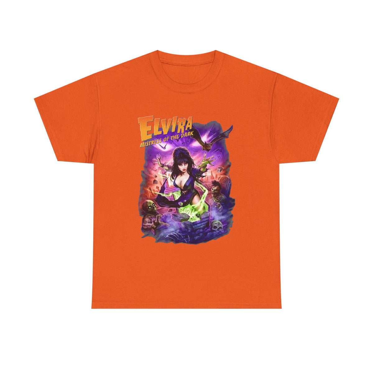 T-shirt Elvira, maîtresse des ténèbres | Tee-shirt pin-up d'horreur rétro