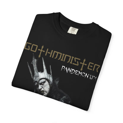 Camiseta gráfica Pandemonium de Gothminister | Obra de arte gótica de terror oscuro