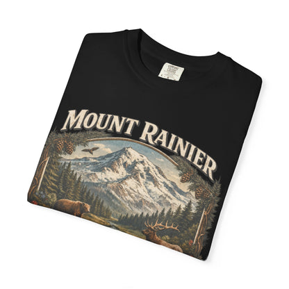 Camiseta del Monte Rainier, playera Comfort Colors de la naturaleza de Washington