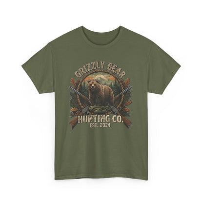 Grizzly Bear Hunting Co T-Shirt | Vintage Wildlife Outdoor Tee