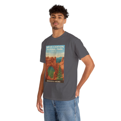 Bryce Canyon National Park Poster Tee | Hoodoos & Arches T-Shirt