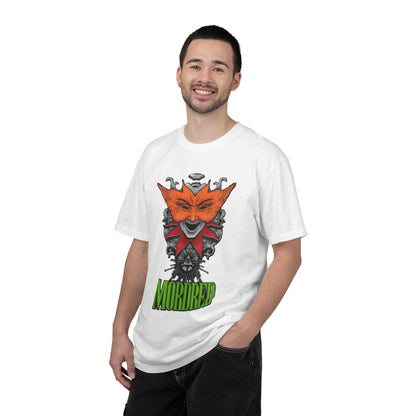 Camiseta de Thrash Metal de Mordred con máscara de zorro | Ilustración de banda de Thrash Metal de embaucador mítico