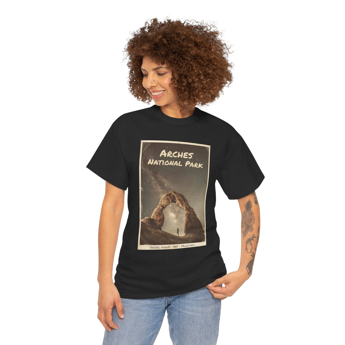 Arches National Park Vintage Poster T-Shirt |Utah Scenic Travel Tee
