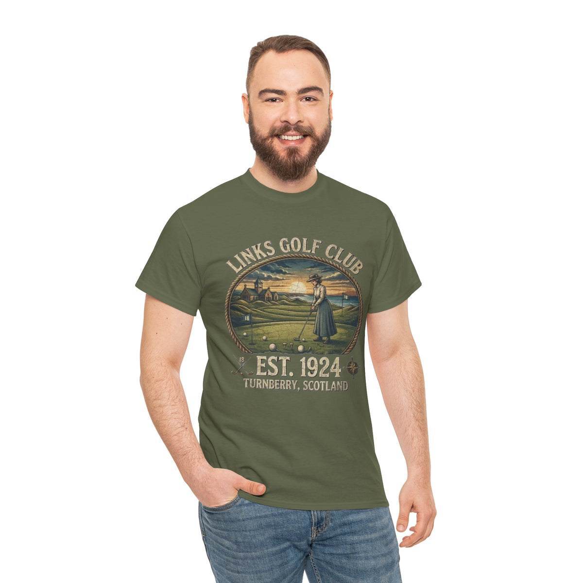 Links Golf Club EST. 1924 T-Shirt | Turnberry Scotland golf design