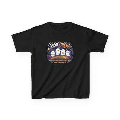 Boo Crew Ghosts Kids Tee | Halloween Pumpkin Patch Illustration