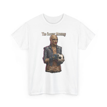 T-shirt Soccer Mommy | Illustration de joueur vintage, t-shirt pour fan de football