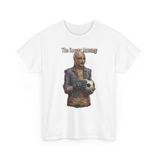 Soccer Mommy T-Shirt | Vintage Player Illustration, Soccer Fan Tee
