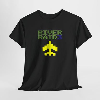 River Raid 3 pixel plane Tee | retro arcade gaming shirt