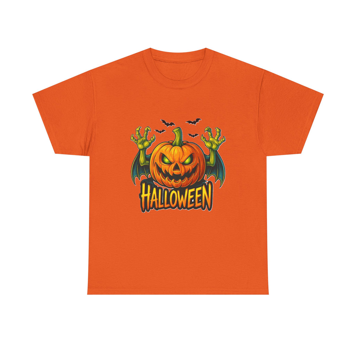 Jack-o'-Lantern Monster Pumpkin T-Shirt | Halloween Pumpkin Graphic Tee