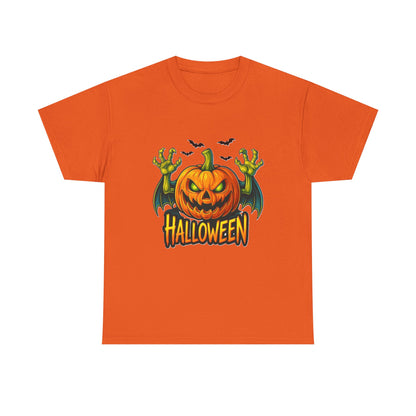 Jack-o'-Lantern Monster Pumpkin T-Shirt | Halloween Pumpkin Graphic Tee