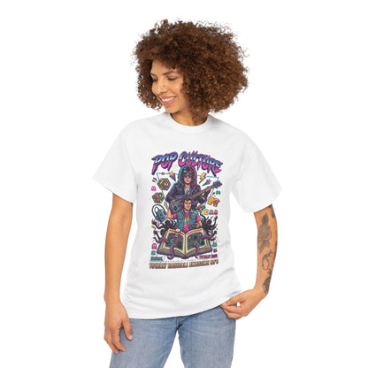 Camiseta con ilustración de banda de rock retro de los 80 | Gráfico de fantasía con guitarra vintage