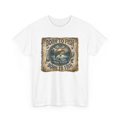 Born to Fish graphic tee | Fishing shirt, vintage fish design