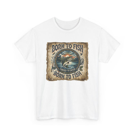 Born to Fish graphic tee | Fishing shirt, vintage fish design
