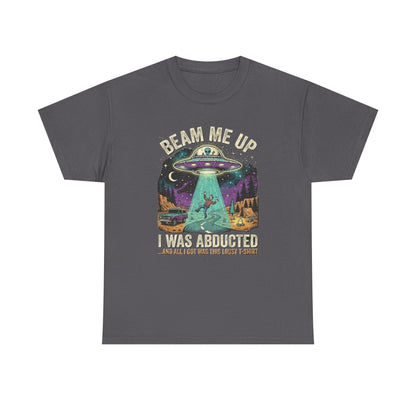 Beam Me Up Alien Abduction Tee | Retro UFO, Space Humor