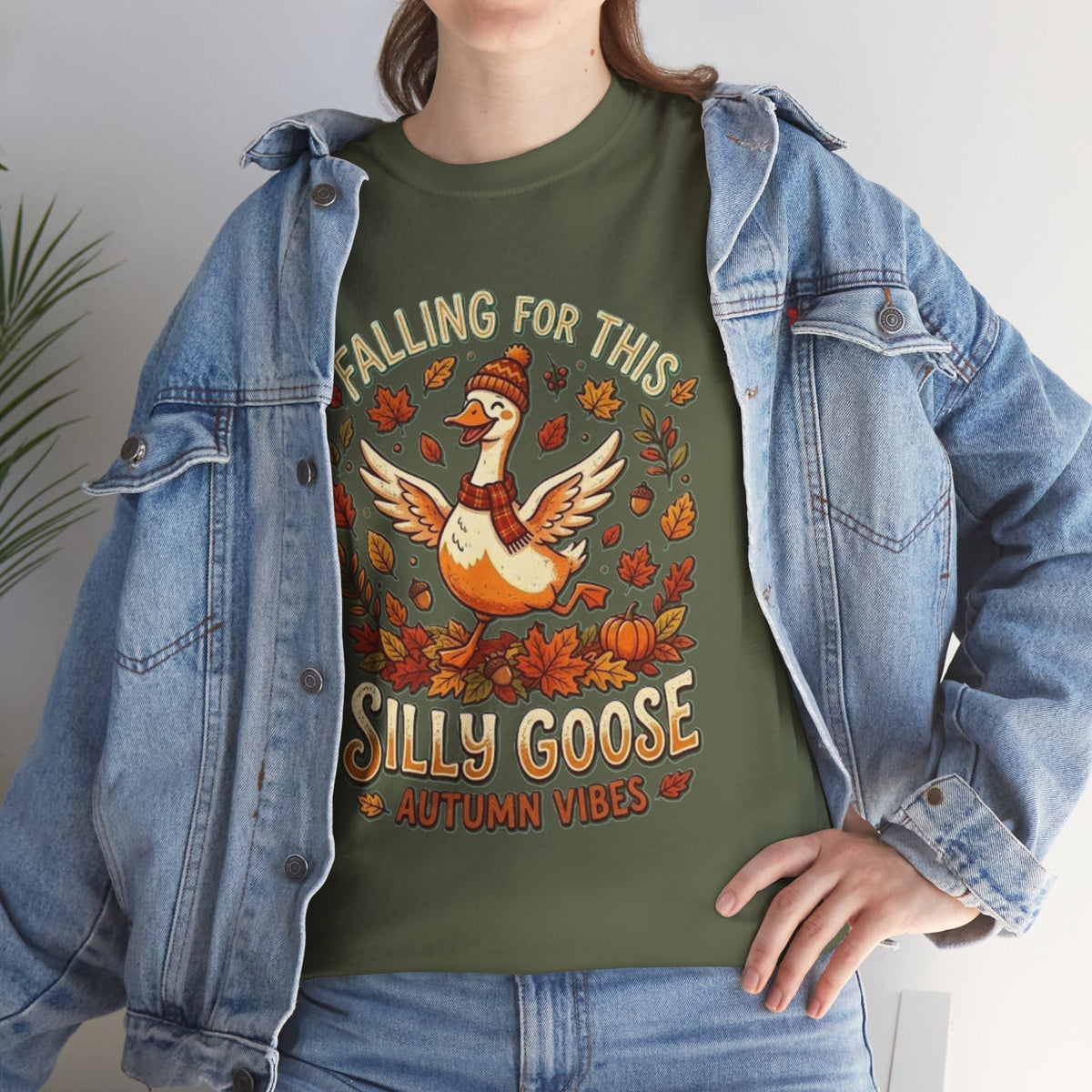 Camiseta de Otoño "Silly Goose" | Enamorada de esta temporada, Hojas de Acción de Gracias