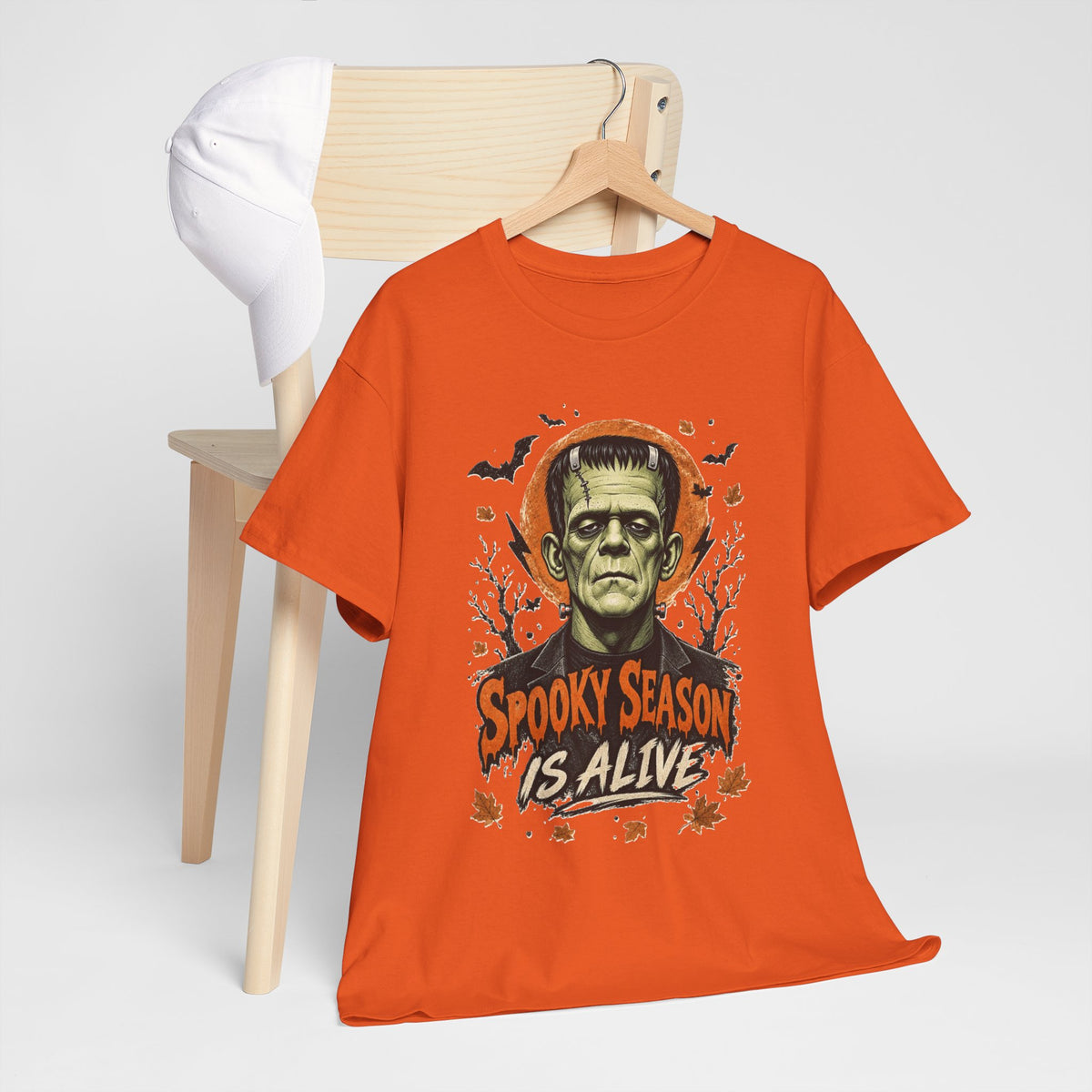 Frankenstein "Spooky Season Is Alive" T-Shirt | Halloween Monster Tee